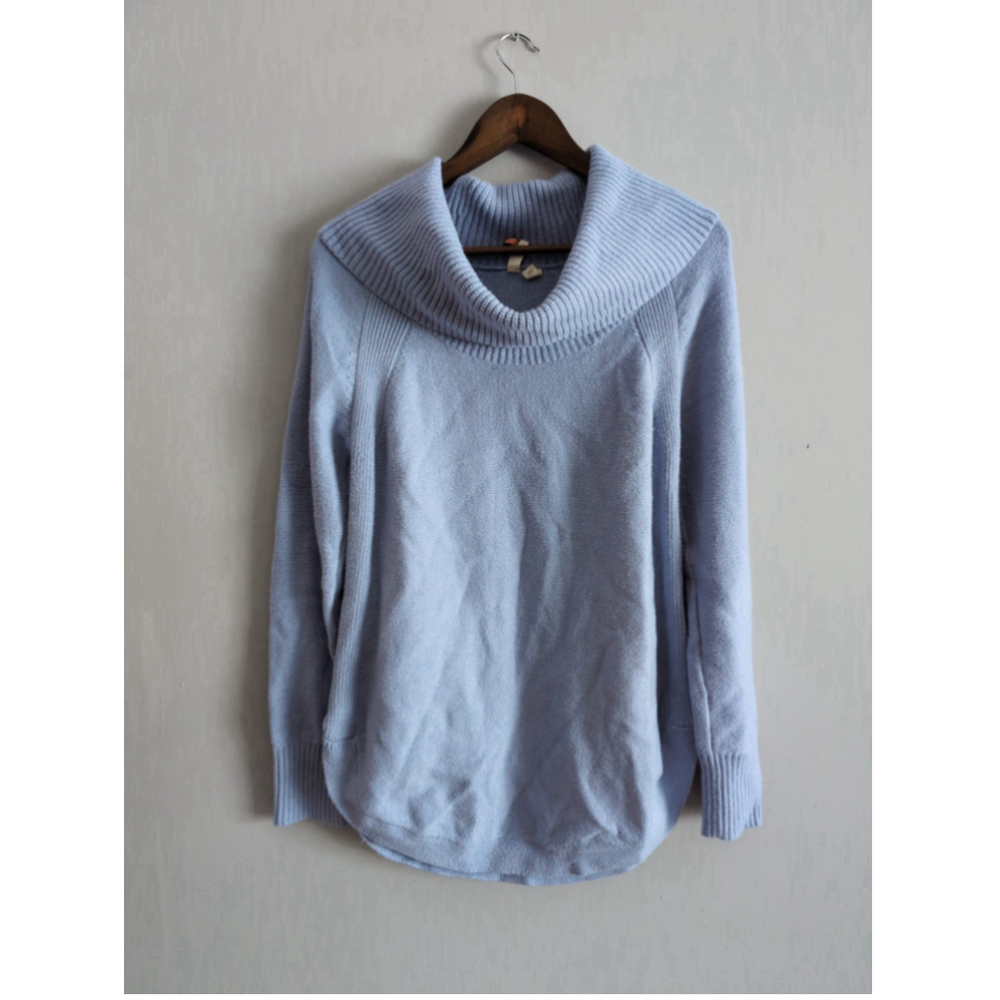 Moth by Anthropologie Lavender Turtle Neck Sweater Women Sz M Minimalist Celebs